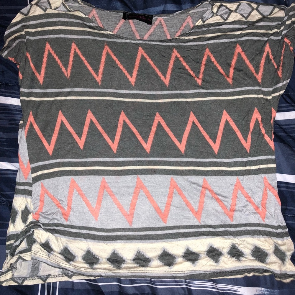 Aztec print top